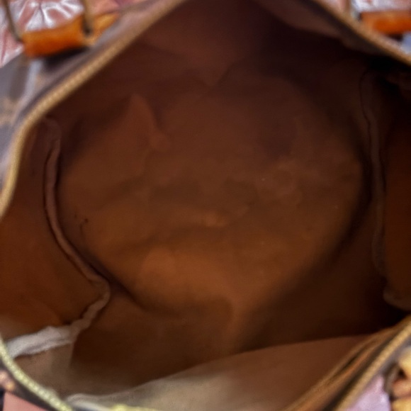 Louis Vuitton Monogram Canvas Speedy Top-Handle Bag in Brown and Tan - Picture 5 of 6